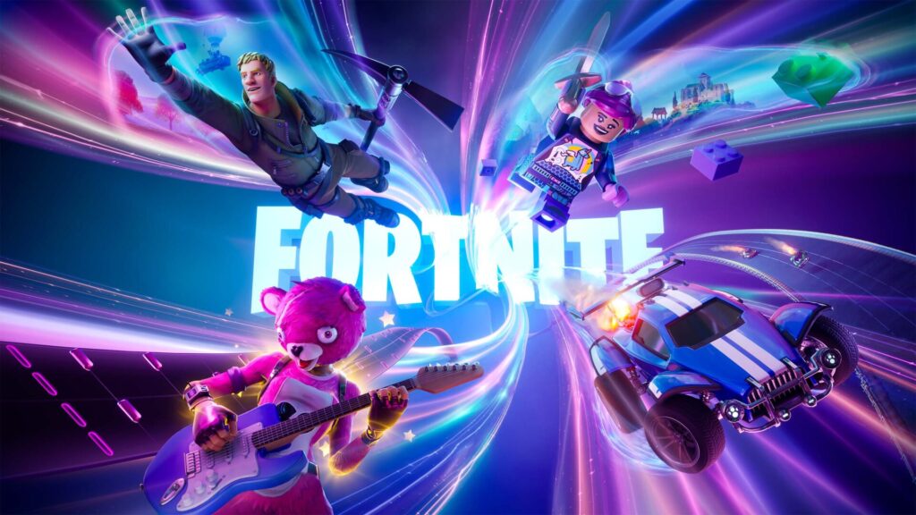 Fortnite, um dos jogos gratuitos mais populares para computador.