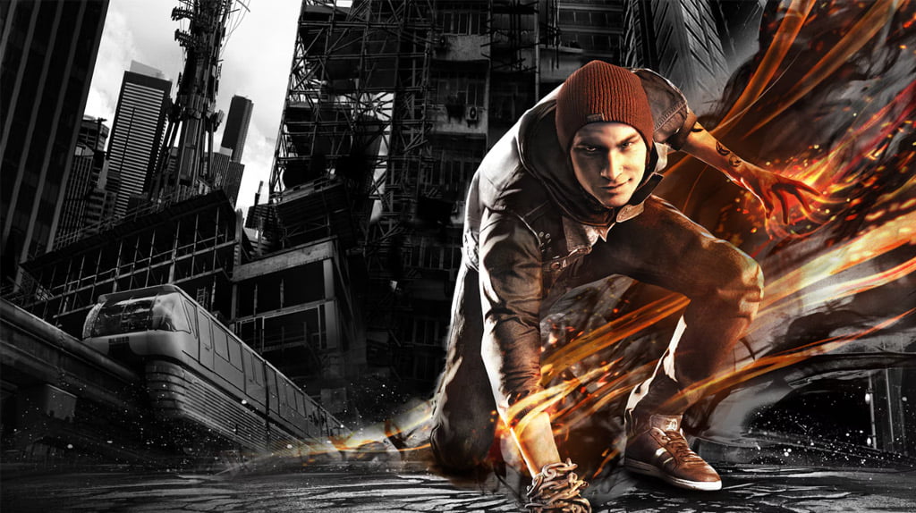 Capa de Infamous Second Son, um otimo jogo de super heroi para o ps4