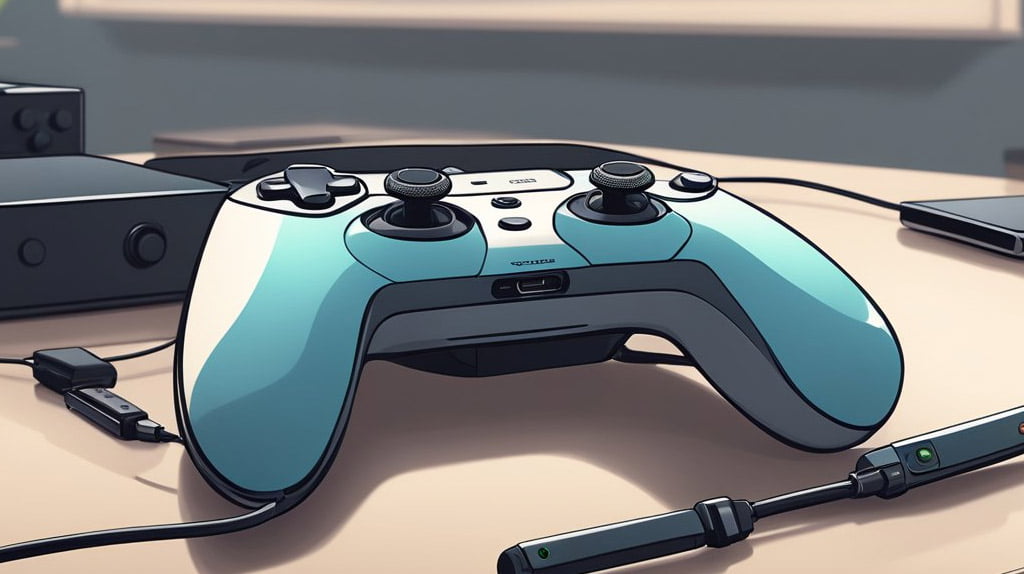 Arte IA do controle do PS5