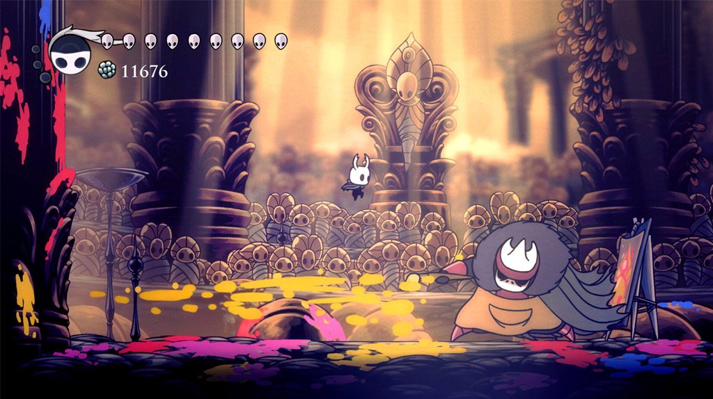 gameplay de Hollow Knight, um dos melhores jogos indie da história