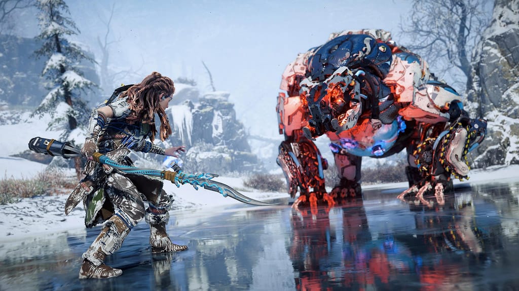 Uma cena de Horizon Zero Dawn - Uma aventura inesquecível entre os jogos para PS4