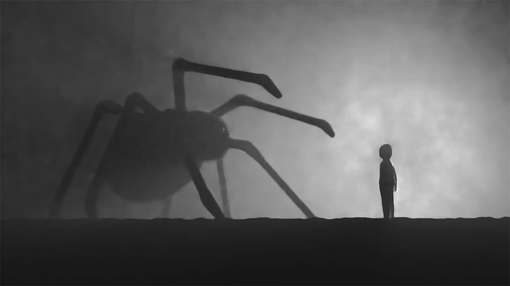 Imagem sombria e misteriosa, capturando a essência do suspense e do medo, típica dos melhores jogos de terror online